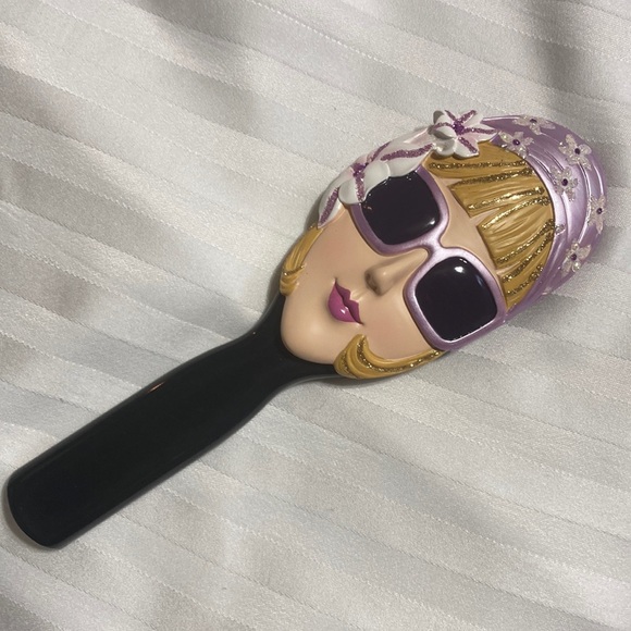 Vintage style handheld elegant lady mirror - Picture 1 of 4